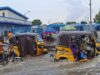 Climate Change; Flood Takes over Lagos Road following a heavy downpour
