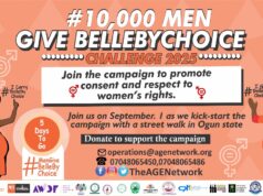 10,000 Men Give Belle by Choice, Not by Force Challenge 2025 Kicks Off September 1