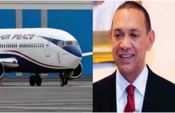 Nigerians React as Ben Bruce Urges FG to Buy 50% of Air Peace Brazil Flight Tickets
